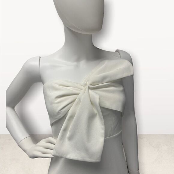 Sam Edelman White Strapless Bow Dress - Picture 2 of 6
